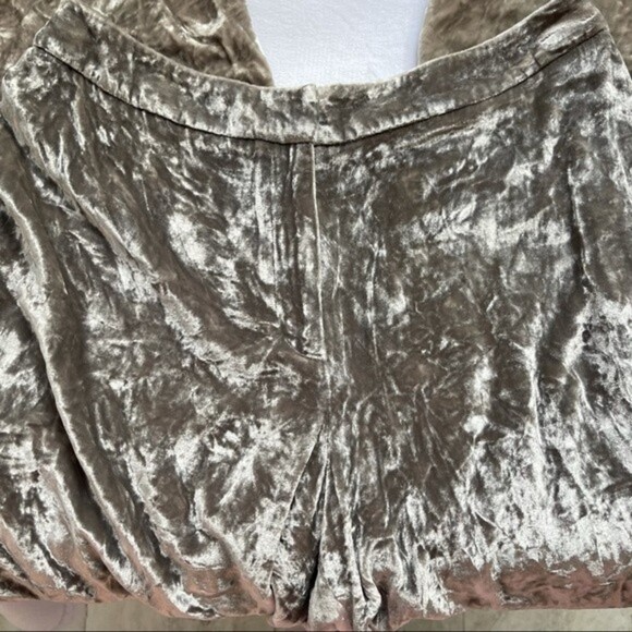 Vintage Talbots Collection Crushed Velvet Pants Silk Blend - Picture 7 of 11